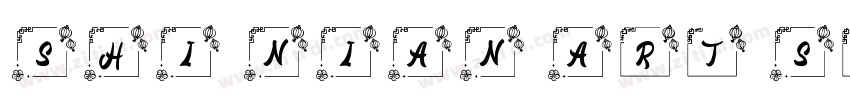 SHI NIAN Art Studio字体转换